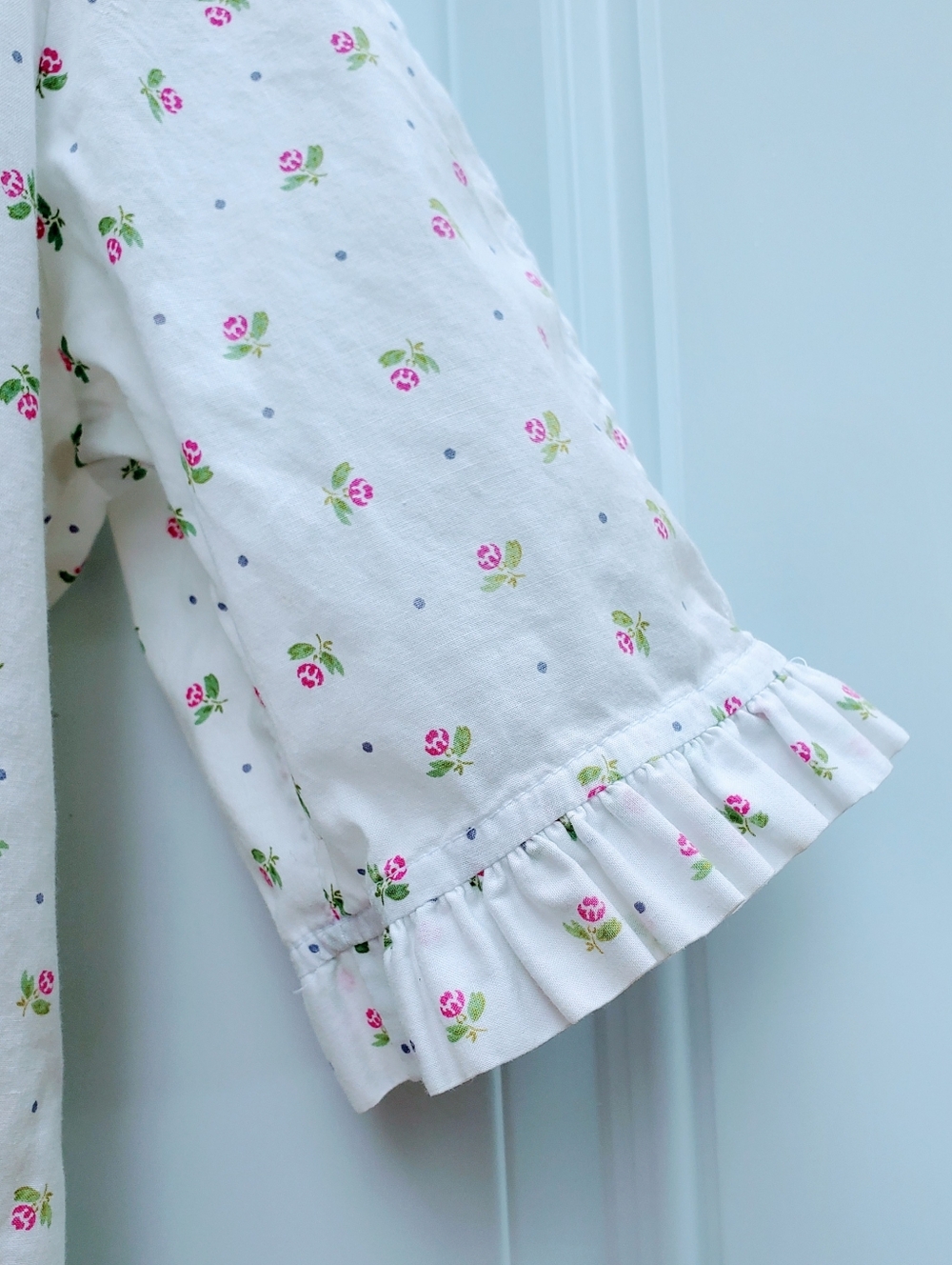 Vintage 80s LAURA ASHLEY Pintuck Blouse - Picture 4 of 7